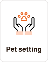 Pet setting